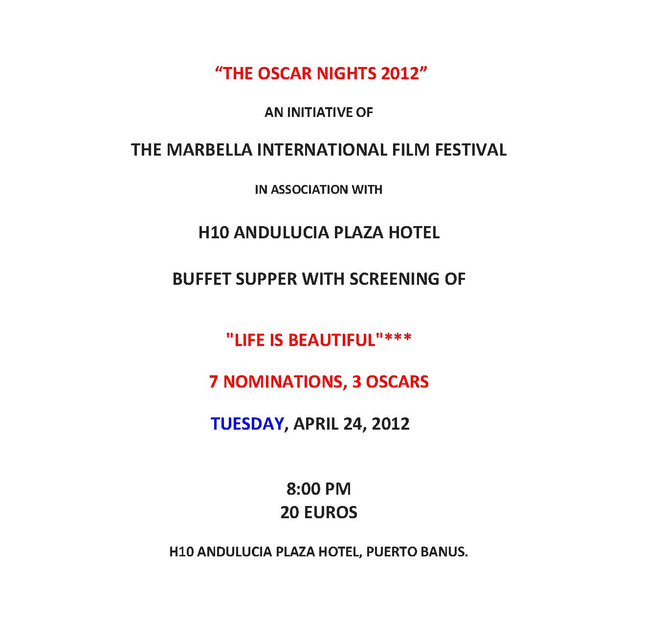 The Oscar Nights
