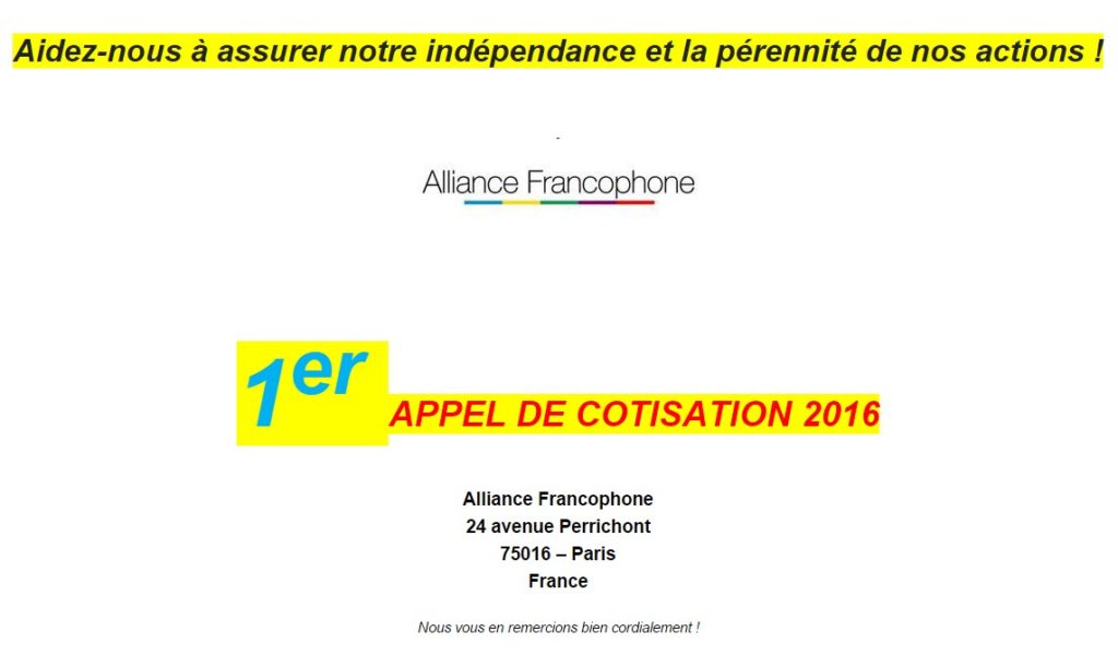Alliance Francophone